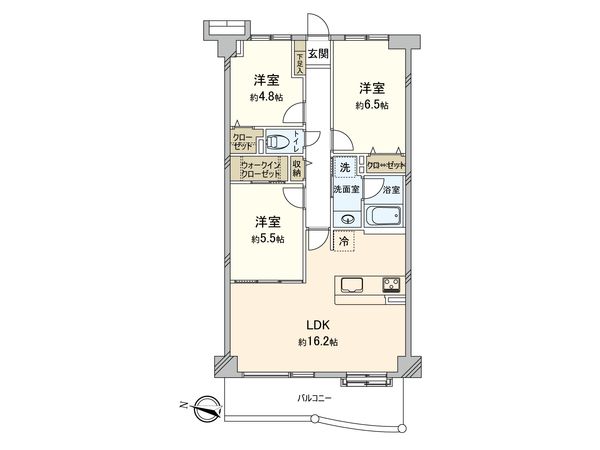 アーサー田島エクシオ 間取図(平面図) 間取図(平面図)