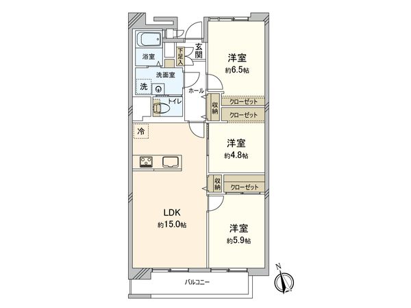 片江ハイツ 間取図(平面図) 片江ハイツ 間取図(平面図)