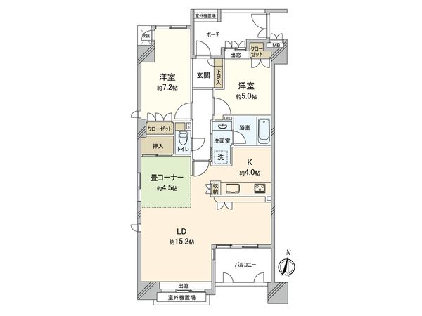 グランドメゾン鳥飼 間取図(平面図) グランドメゾン鳥飼 間取図(平面図)