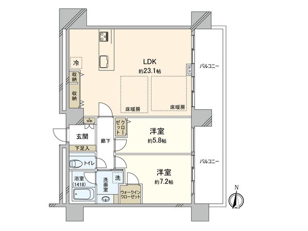 リベーラガーデンI棟(マリナタワー) 間取図(平面図) リベーラガーデンI棟(マリナタワー) 間取図(平面図)