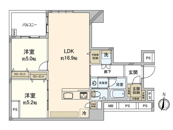 グランドメゾン百道浜 間取図(平面図) 間取図(平面図)
