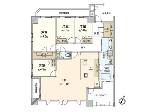 リビオ西新二丁目 間取図(平面図) リビオ西新二丁目 間取図(平面図)