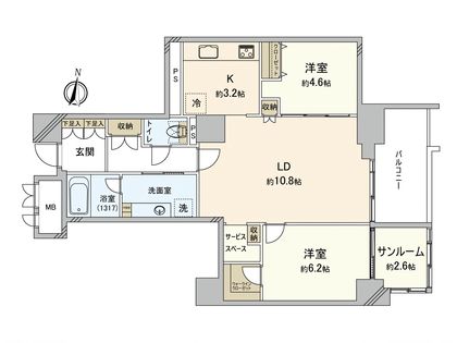 間取図(平面図)