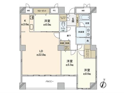 間取図(平面図)