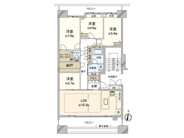 ブライトンヒルズ藤崎 間取図(平面図) ブライトンヒルズ藤崎 間取図(平面図)