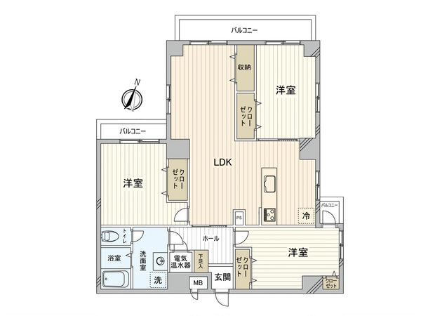 百道シーサイドオークマンション 間取図(平面図) 百道シーサイドオークマンション 間取図(平面図)