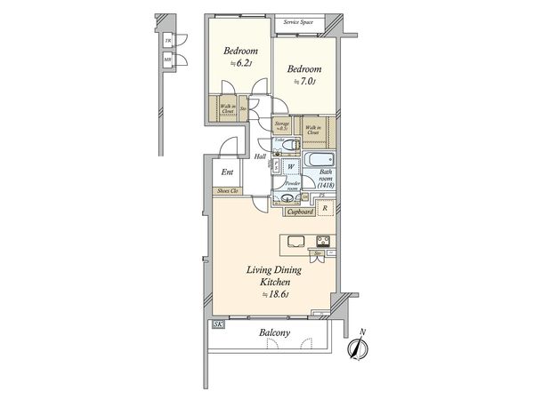 パークコート赤坂ヒルトップレジデンス 間取図(平面図) パークコート赤坂ヒルトップレジデンス 間取図(平面図)