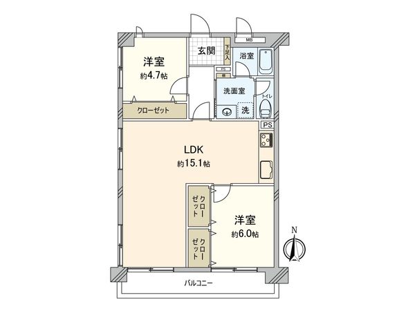 西新南ハイツ 間取図(平面図) 西新南ハイツ 間取図(平面図)