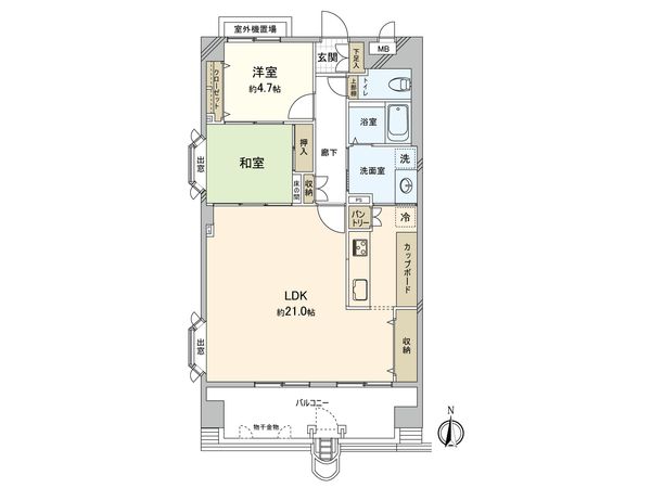 コアマンション祖原公園 間取図(平面図) コアマンション祖原公園 間取図(平面図)
