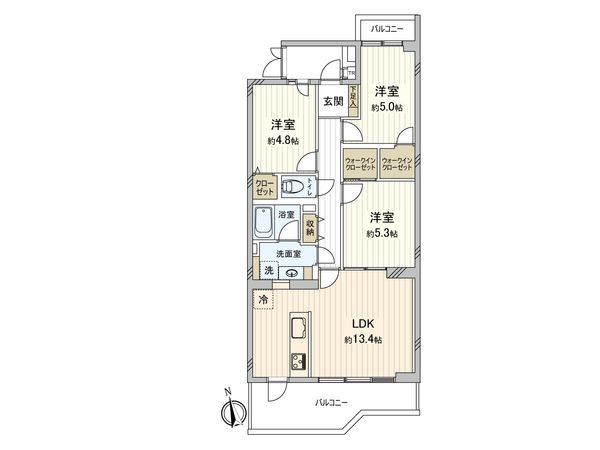 藤和ライブタウン河畔公園 間取図(平面図) 藤和ライブタウン河畔公園 間取図(平面図)