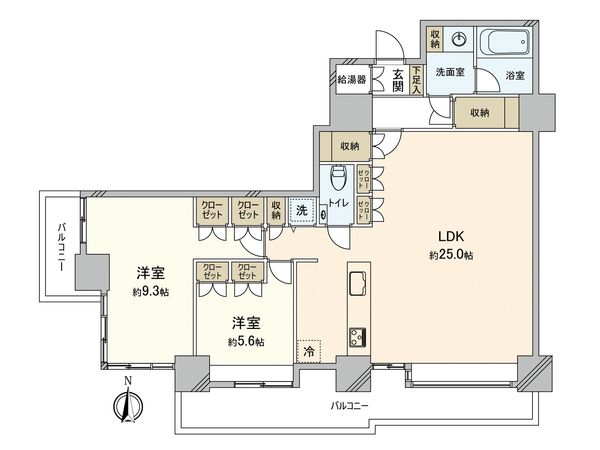 ネクサス百道レジデンシャルタワー 間取図(平面図) ネクサス百道レジデンシャルタワー 間取図(平面図)