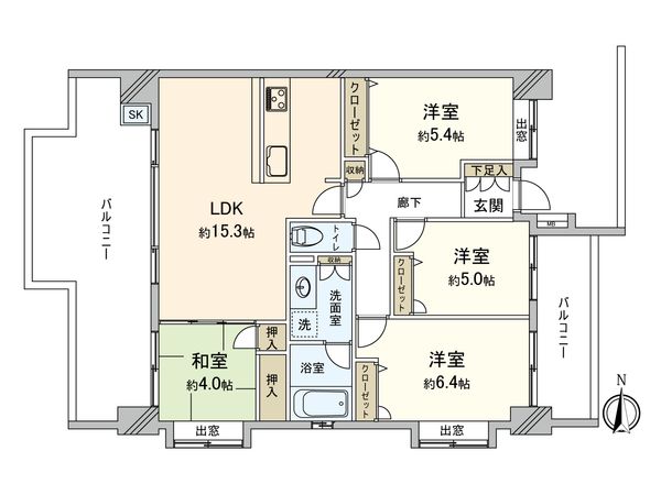 ヒューマインド姪浜駅前 間取図(平面図) ヒューマインド姪浜駅前 間取図(平面図)