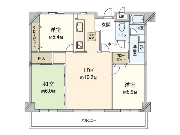 エトアール原 間取図(平面図) 間取図(平面図)