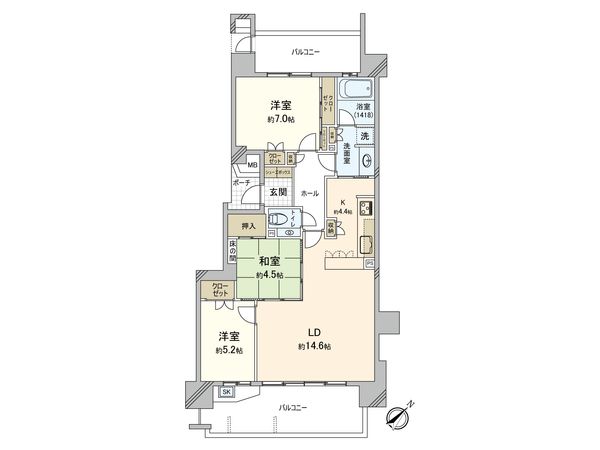 間取図(平面図)