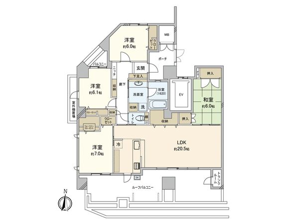 間取図(平面図)