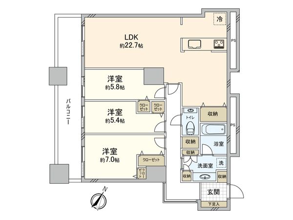 百道タワー 間取図(平面図) 間取図(平面図)