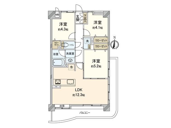 ダイアパレスマインズ原 間取図(平面図) 間取図(平面図)