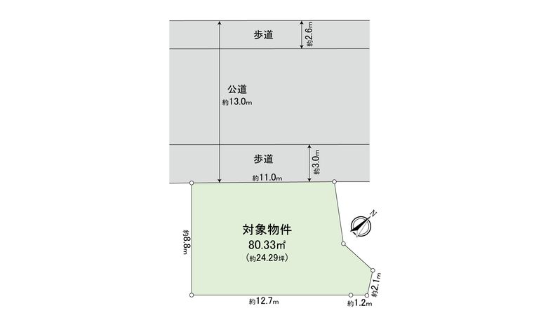 拾六町3丁目 土地 区画図 拾六町3丁目 土地 区画図