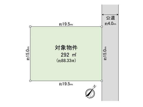 野方3丁目 土地 区画図 区画図