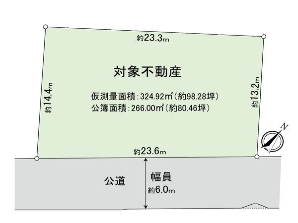 内浜2丁目 土地 区画図
