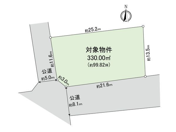 石丸3丁目 土地 区画図