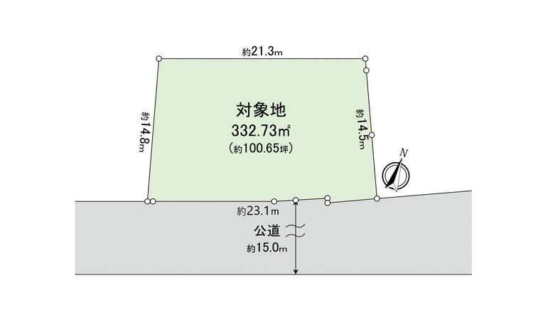 神在東2丁目 土地 区画図 神在東2丁目 土地 区画図