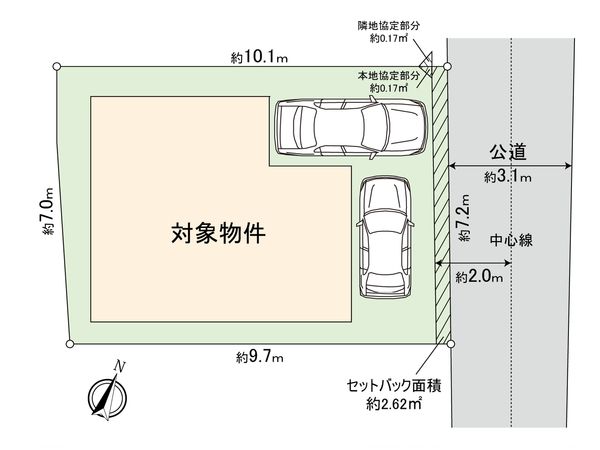 姪の浜6丁目 戸建 区画図