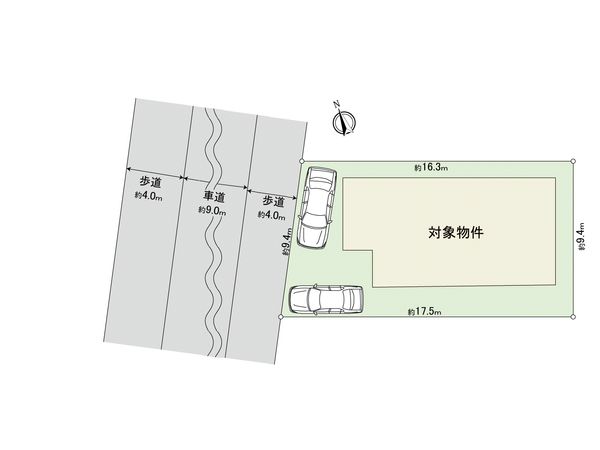 西都2丁目 戸建 区画図