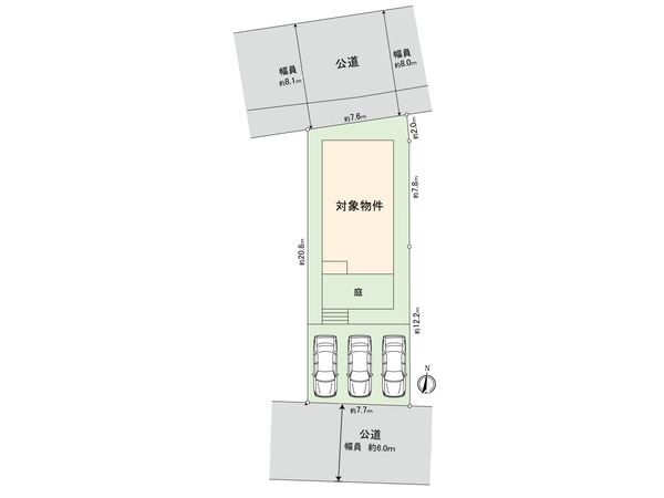 野方5丁目 新築戸建2号棟 区画図 区画図