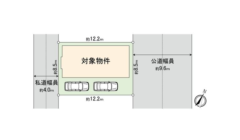 横浜1丁目 新築戸建2号棟 区画図 横浜1丁目 新築戸建2号棟 区画図