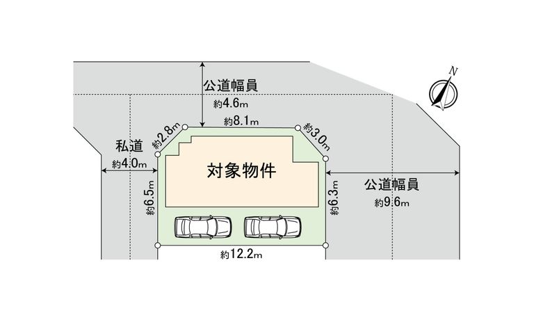 横浜1丁目 新築戸建1号棟 区画図 横浜1丁目 新築戸建1号棟 区画図