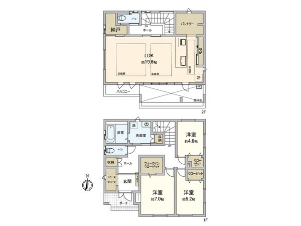 賀茂1丁目 戸建 間取図(平面図) 賀茂1丁目 戸建 間取図(平面図)