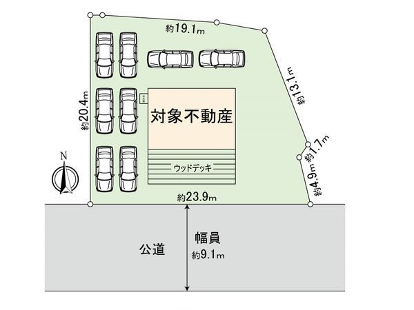 志摩芥屋 戸建 区画図