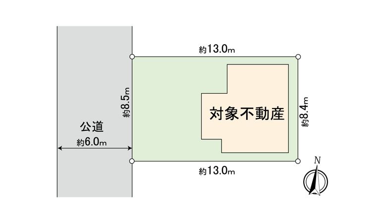 飯倉8丁目 戸建 区画図 飯倉8丁目 戸建 区画図