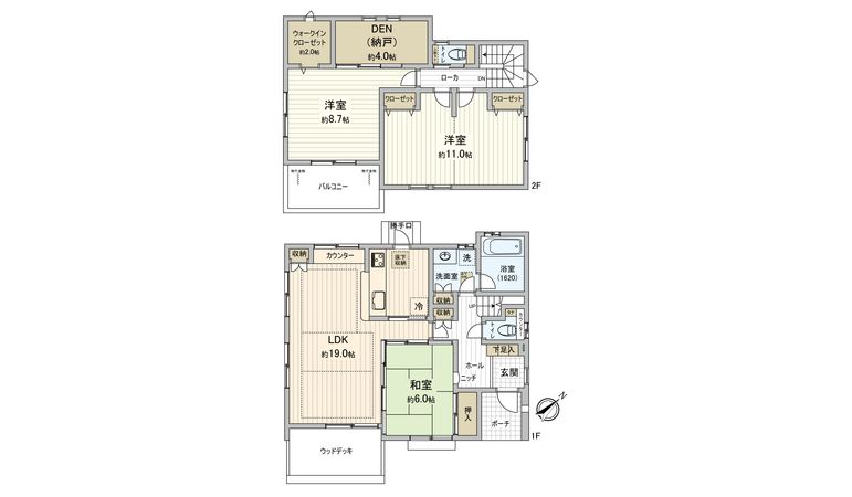 室見が丘3丁目 戸建 間取図(平面図) 室見が丘3丁目 戸建 間取図(平面図)