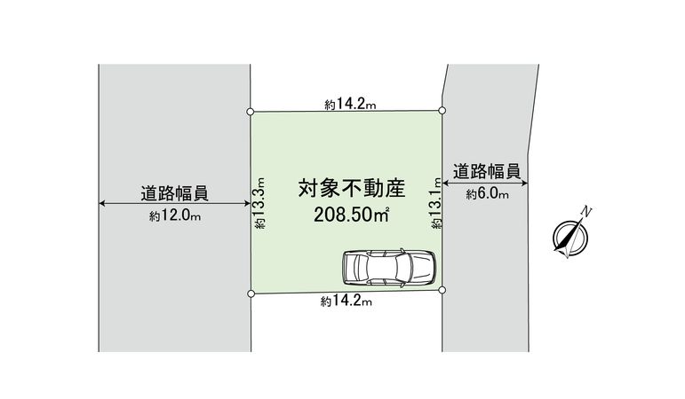 生松台2丁目 戸建 区画図 生松台2丁目 戸建 区画図