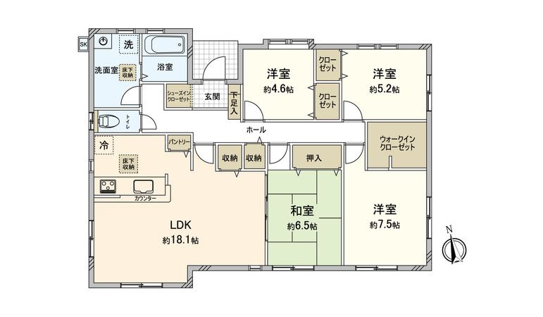 横浜2丁目 新築戸建 間取図(平面図)