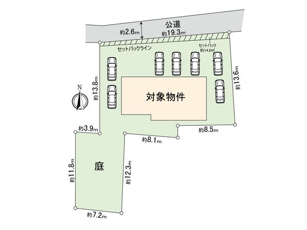 姪の浜3丁目 戸建 区画図 姪の浜3丁目 戸建 区画図