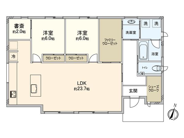 美咲が丘2丁目 戸建 間取図(平面図) 美咲が丘2丁目 戸建 間取図(平面図)