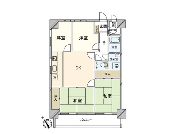 エクレール愛宕 間取図(平面図) エクレール愛宕 間取図(平面図)