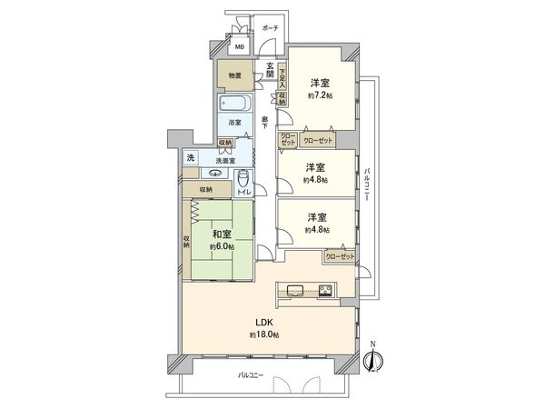 間取図(平面図)