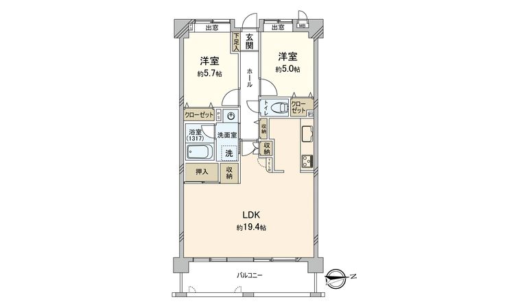 グランドパレス新室見 間取図(平面図) グランドパレス新室見 間取図(平面図)