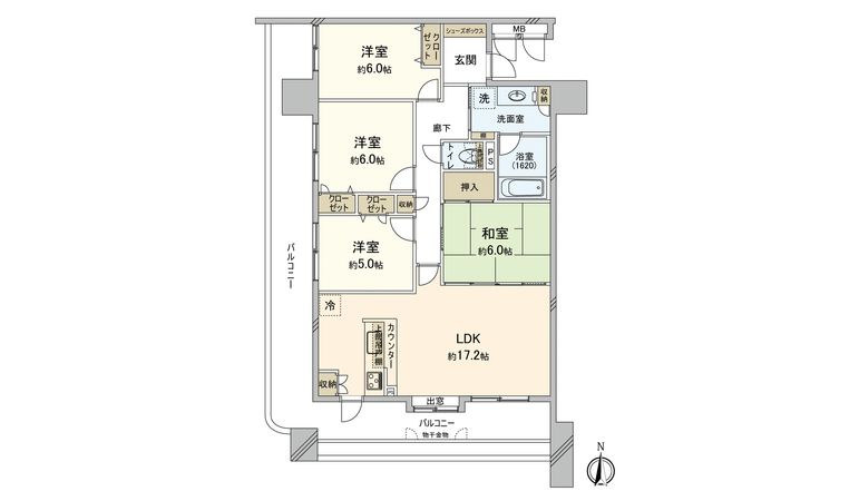 エンゼルハイム姪浜駅前 間取図(平面図)