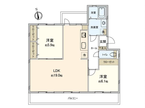 生の松原第二団地 1号棟 間取図(平面図) 生の松原第二団地 1号棟 間取図(平面図)