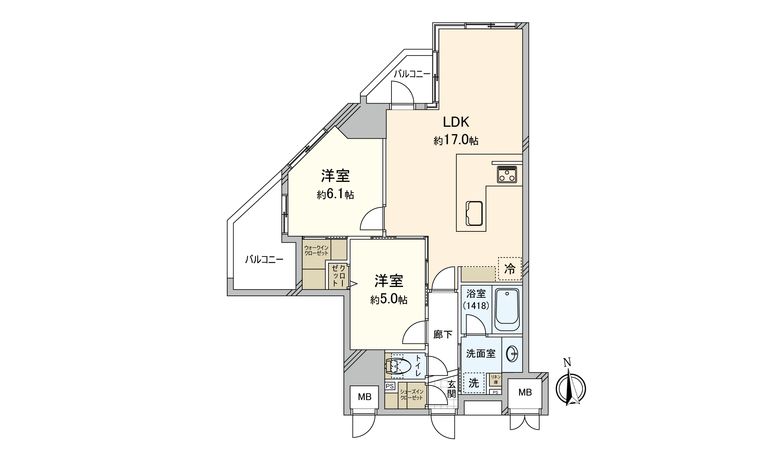 ウェルグラン姪浜マリナヒルズ 間取図(平面図) ウェルグラン姪浜マリナヒルズ 間取図(平面図)
