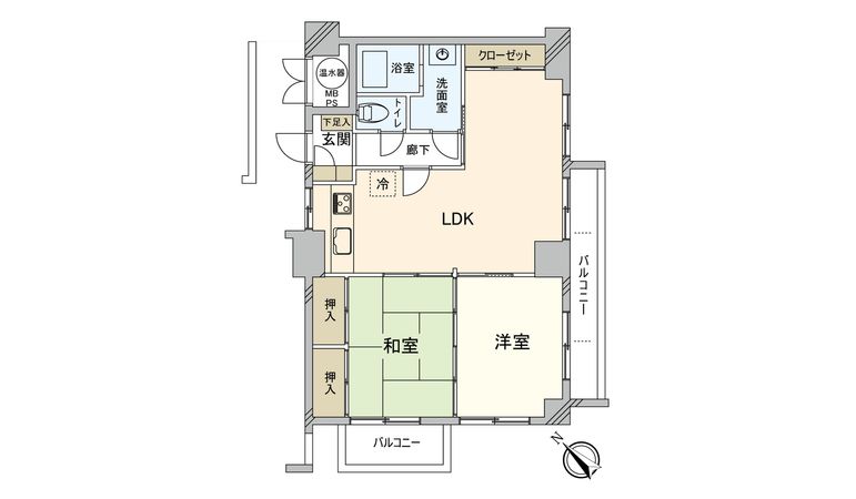 エクレール愛宕 間取図(平面図) エクレール愛宕 間取図(平面図)