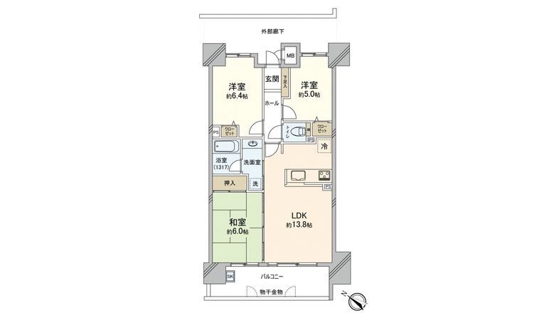 間取図(平面図)