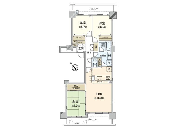 ロイヤルアーク姪浜アークセントラル 間取図(平面図) ロイヤルアーク姪浜アークセントラル 間取図(平面図)