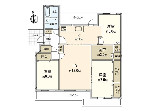 大町団地 9号棟 間取図(平面図) 大町団地 9号棟 間取図(平面図)