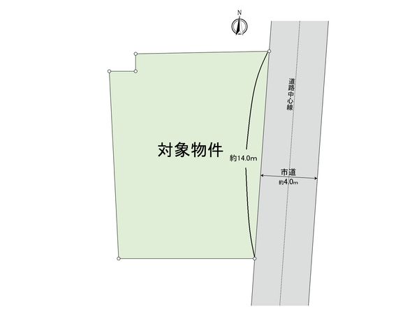 空港前2丁目土地 区画図 空港前2丁目土地 区画図